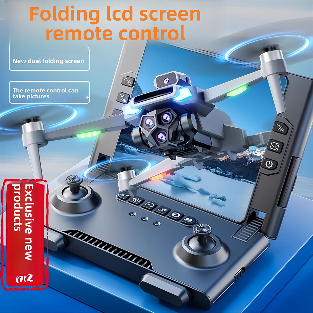 Drone Controller Screen - Foldable M66 RC Drone with 4.5in