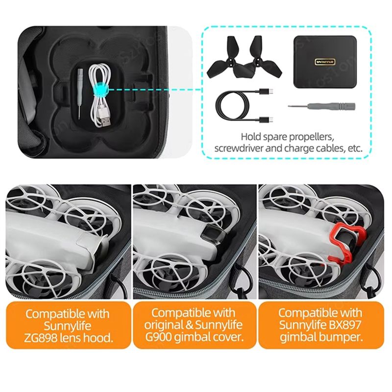 Sunnylife Waterproof Bag For D - Drone Carrying Case recensione e prezzo