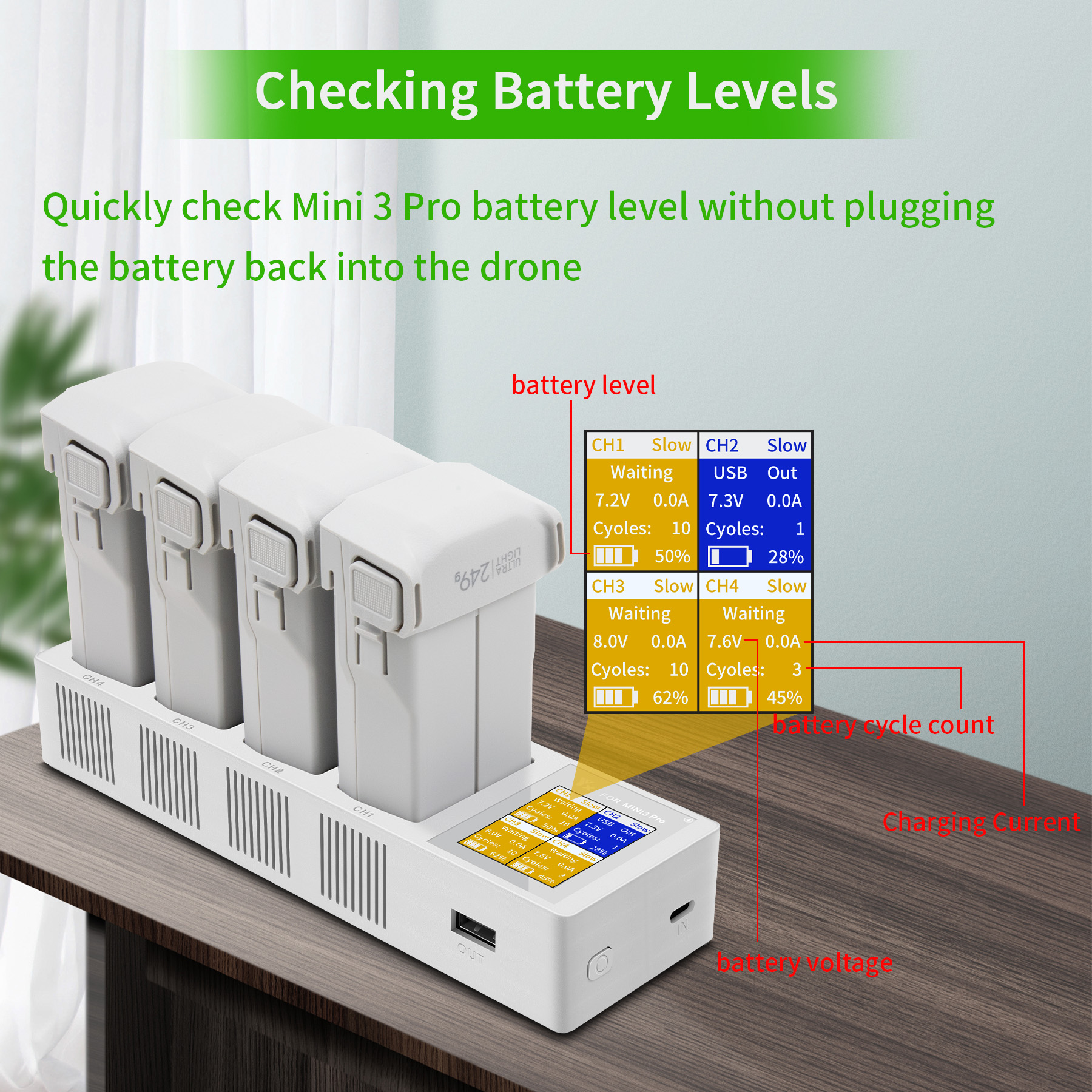 4in1 3in1 Battery Charging Hub - Drone Charging Hub recensione e prezzo