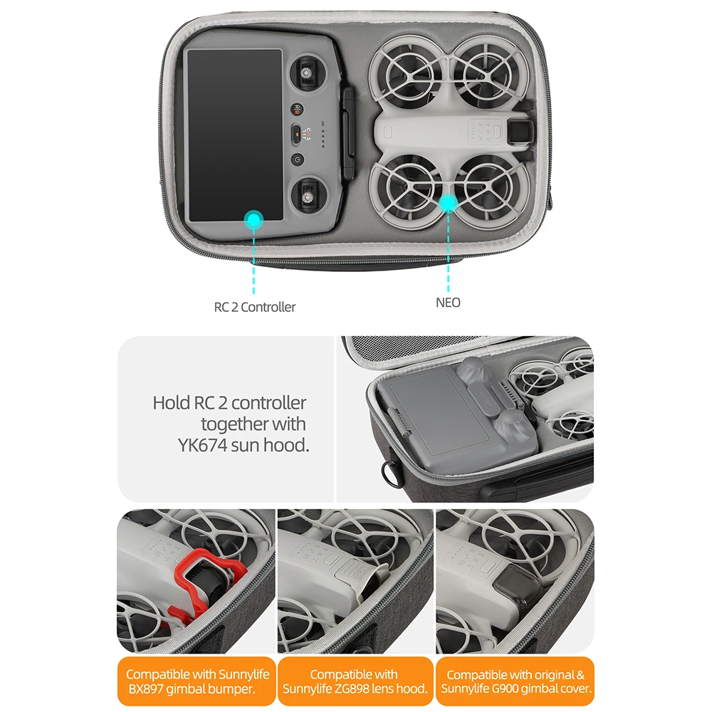 For DJI NEO RC 2 Remote Contro - Drone Controller Hood recensione e prezzo