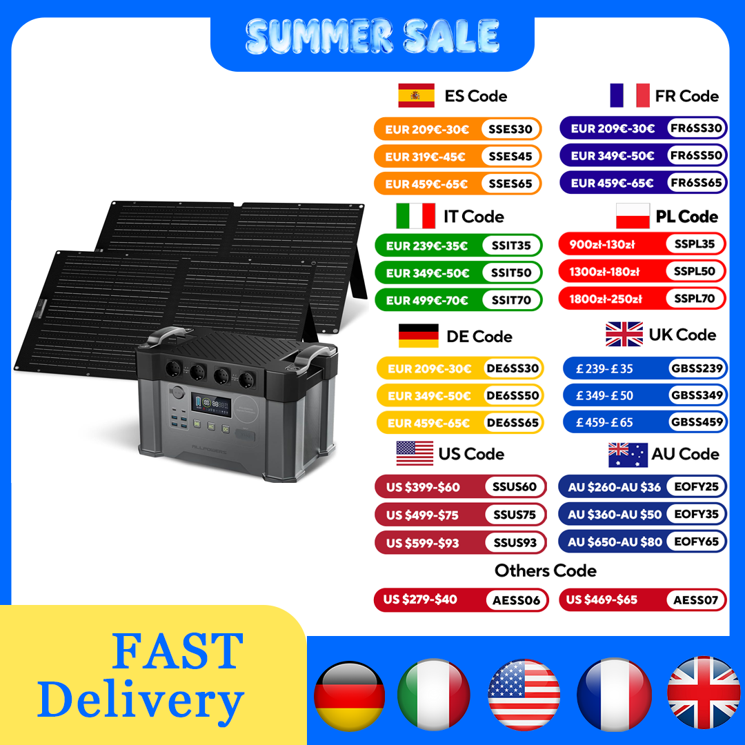 ALLPOWERS S2000 Pro Outdoor Ge - Drone Solar Charger recensione e prezzo