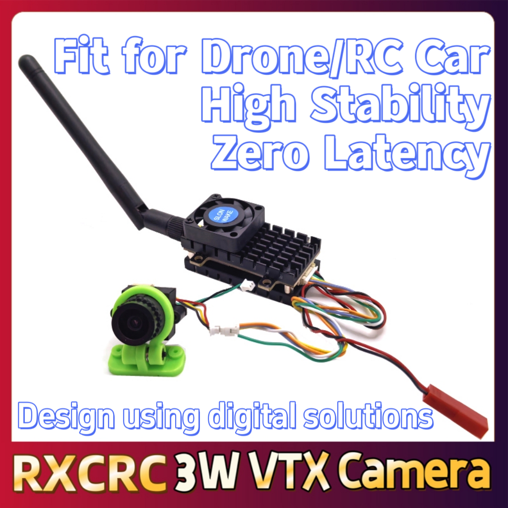RXCRC 5.8G 3W Video VTX transm - Drone Controller Screen recensione e prezzo
