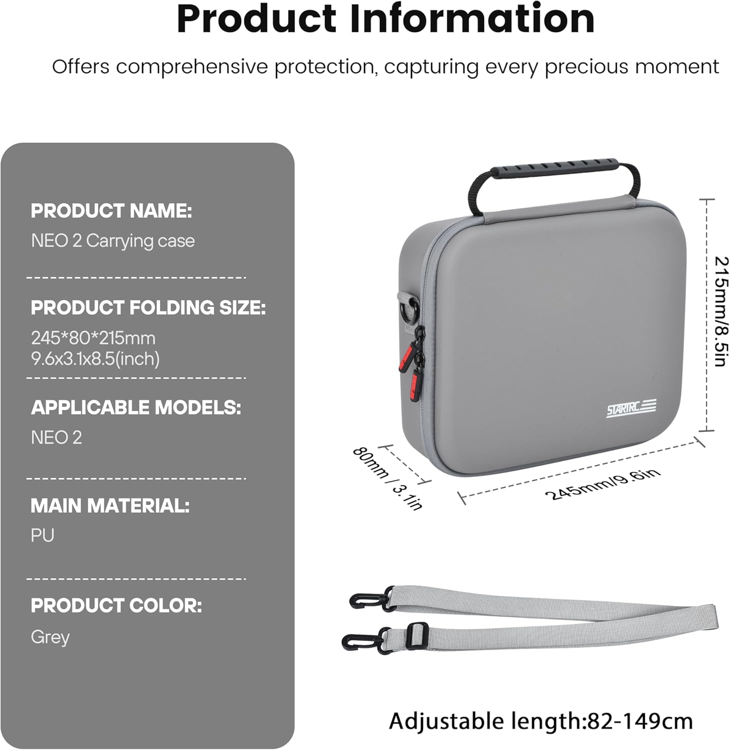 STARTRC Neo 2 Portable PU Shou - Drone Carrying Case recensione e prezzo