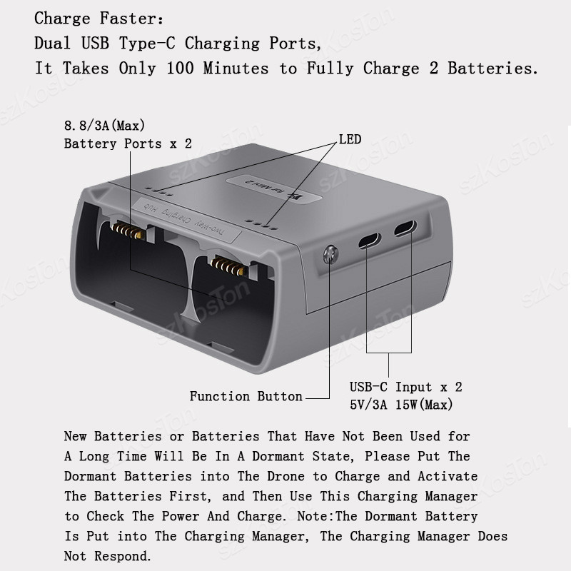 For DJI Mini 4K/MINI 2/Mini 2  - Drone Charging Hub recensione e prezzo