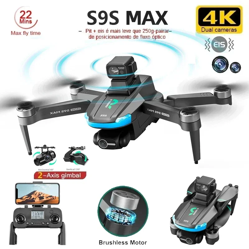 NEW S9S MAX MINI Drone 4K 2-Ax - Drone Remote Controller Lanyard recensione e prezzo