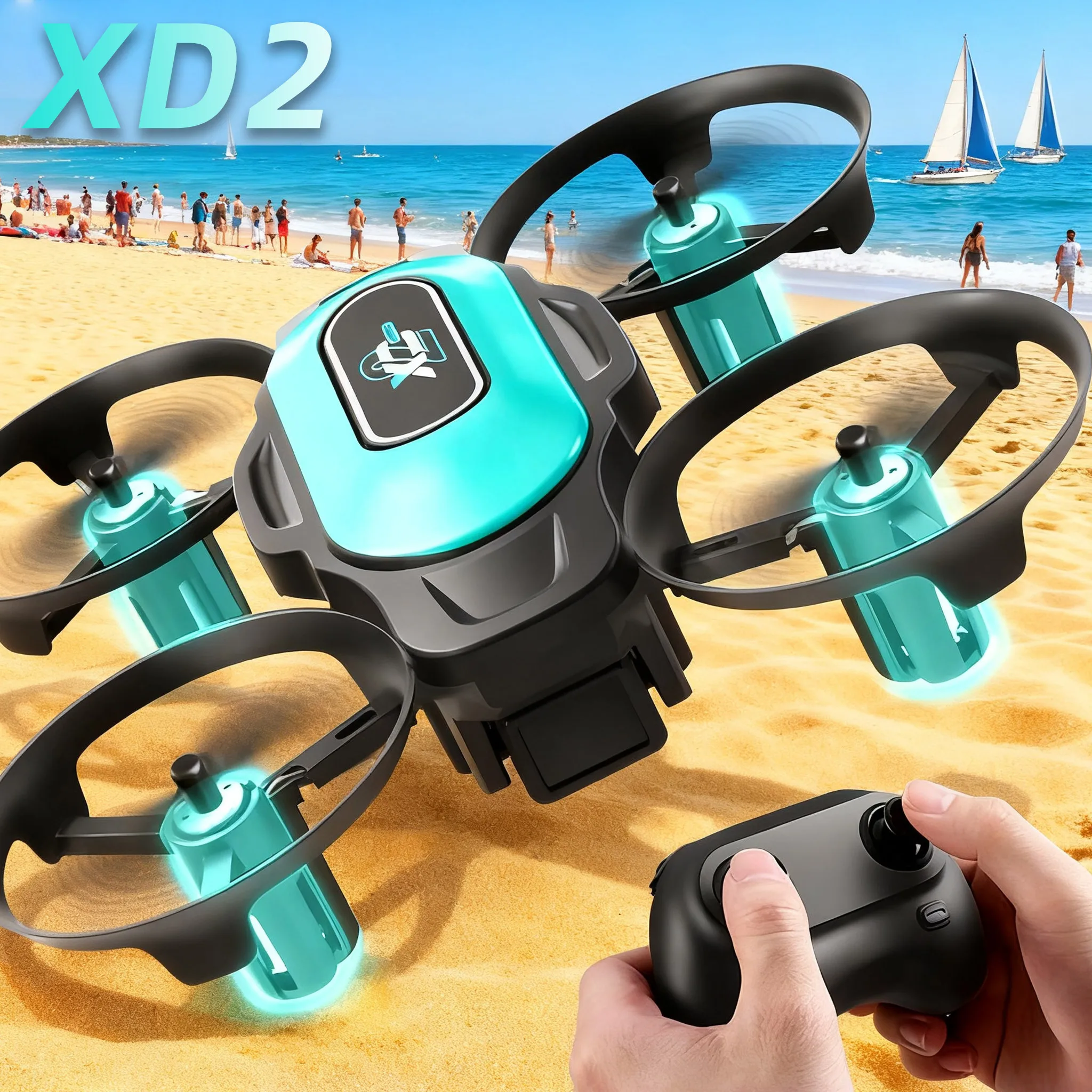 XD2 Mini Drone, 360° Stunt Fli - Drone Beacon Light recensione e prezzo