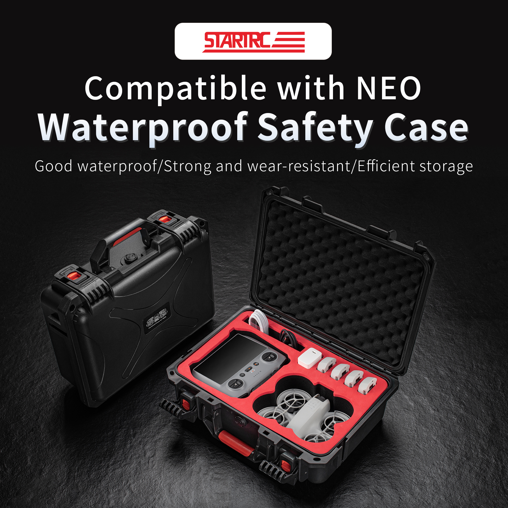 Portable Hard Waterproof Case  - Drone Charging Hub recensione e prezzo