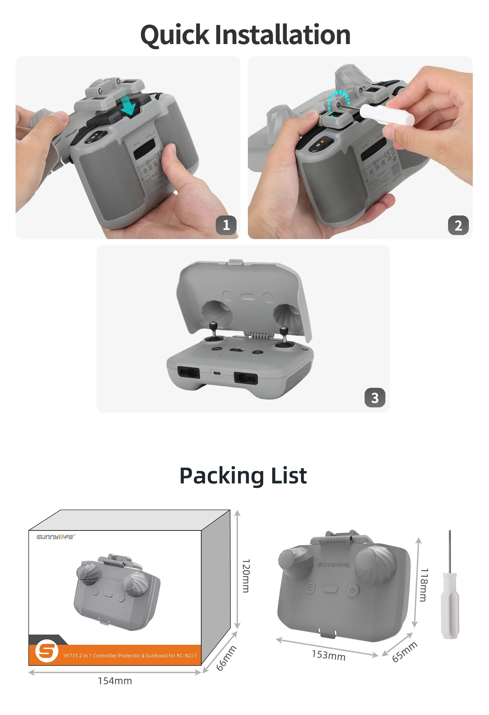 2 in 1 Controller Protector Su - Drone Tablet Mount recensione e prezzo