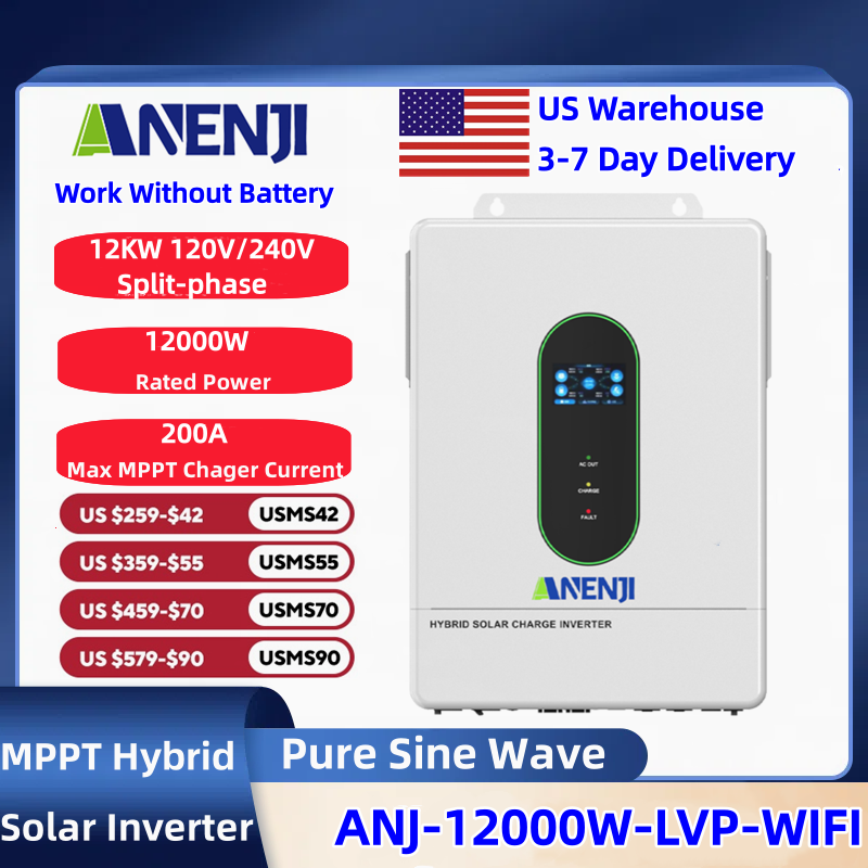 ANENJI 120V/240V 12KW Split-ph - Drone Solar Charger recensione e prezzo