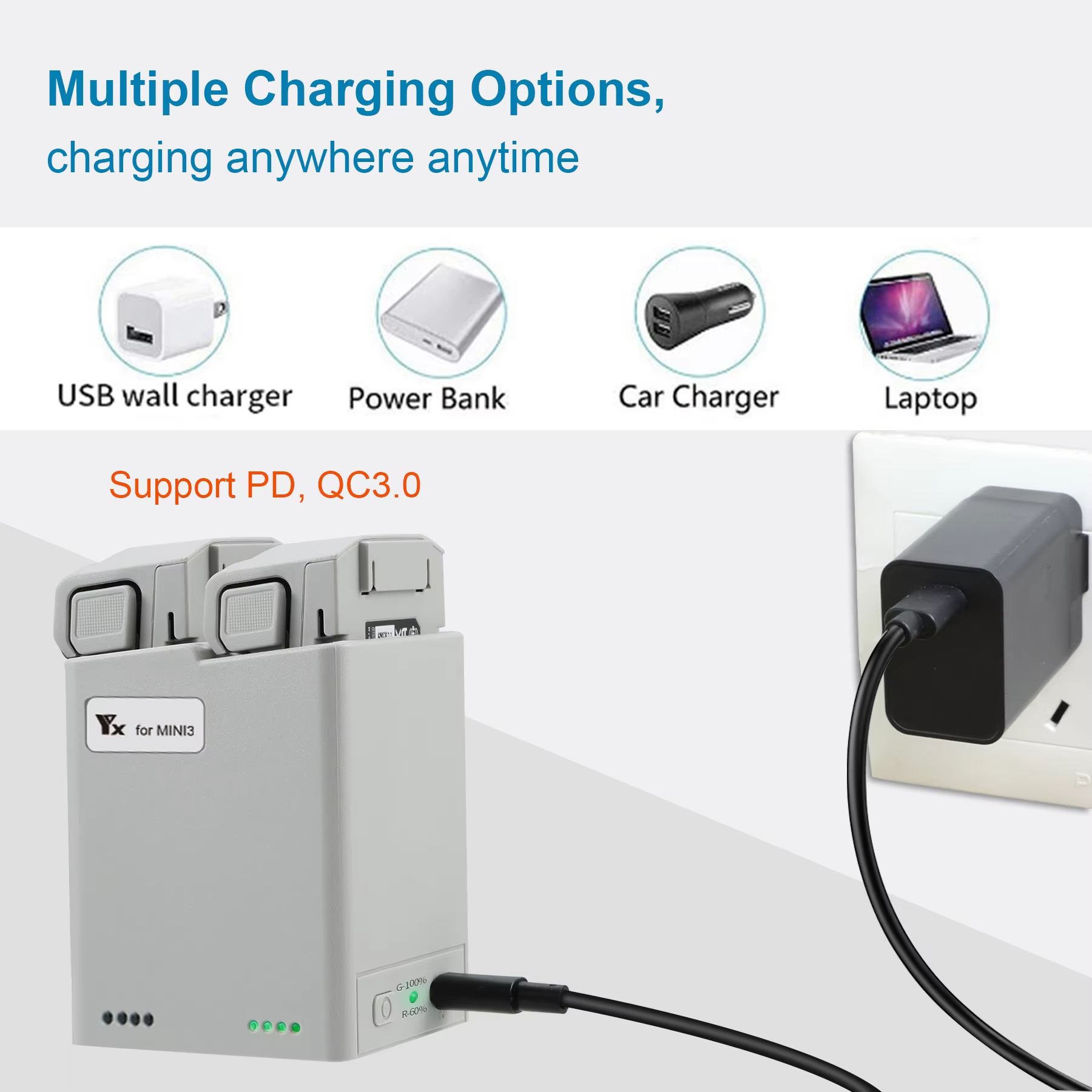 For DJI Mini 3Pro/4Pro Battery - Drone Charging Hub recensione e prezzo