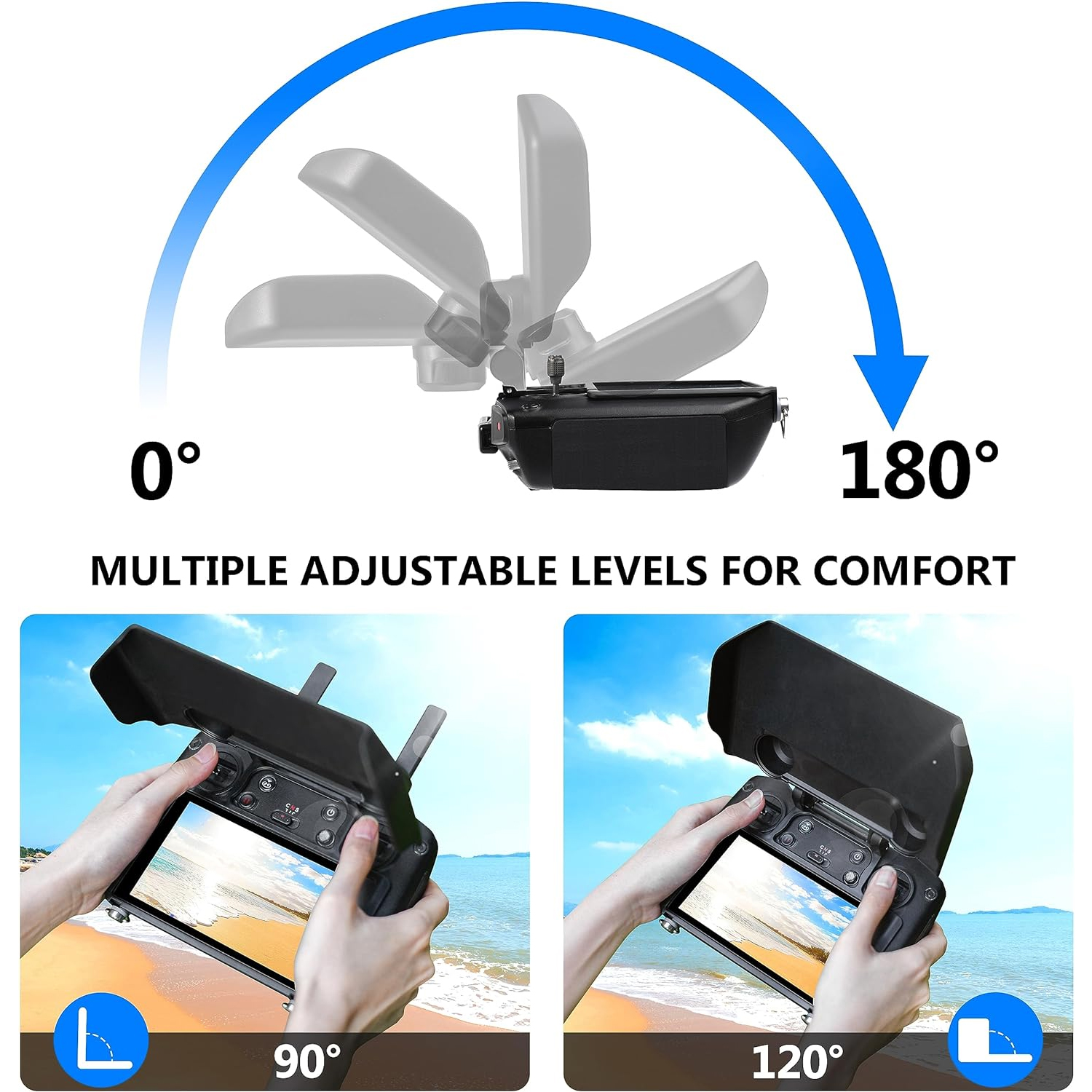 2-in-1 Sun Hood & Joystick Cov - Drone Control Stick recensione e prezzo