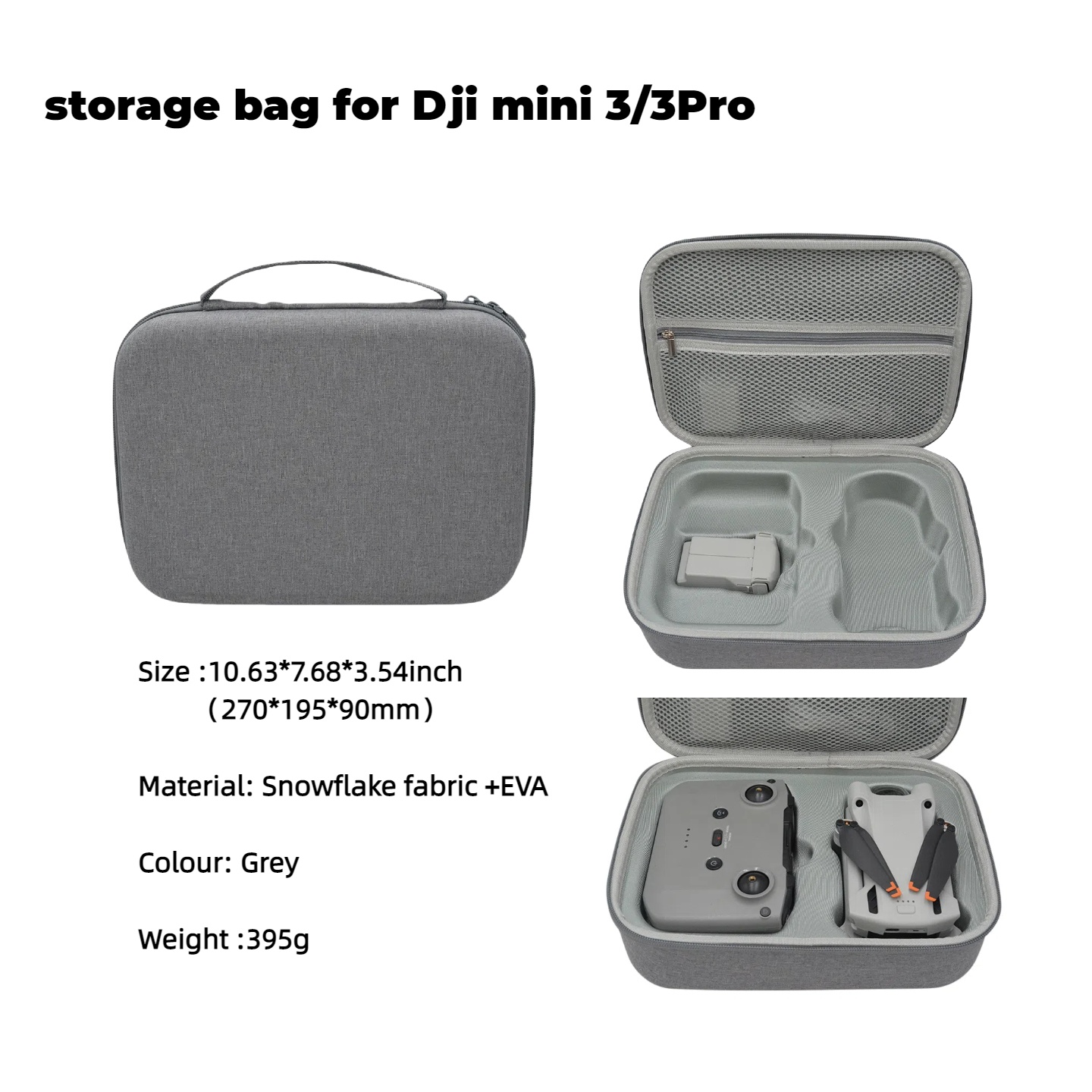 Hard EVA Drone Bag For DJI Min - Drone Controller Hood recensione e prezzo