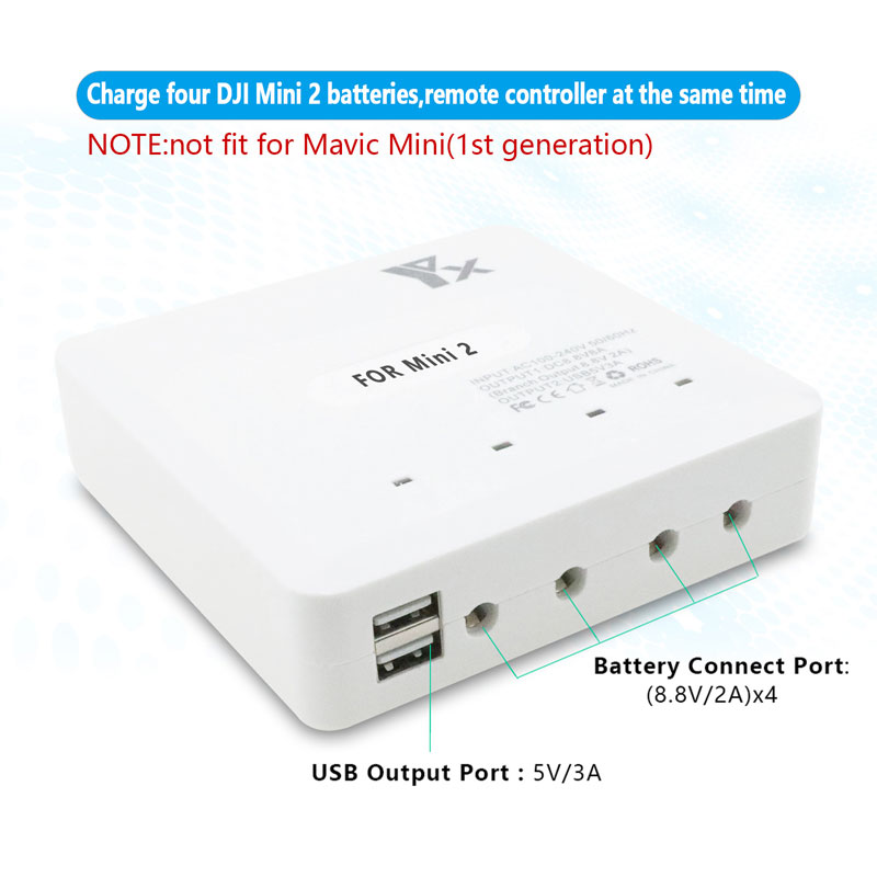 YX 6IN1 Fast Smart Battery Cha - Drone Charging Hub recensione e prezzo