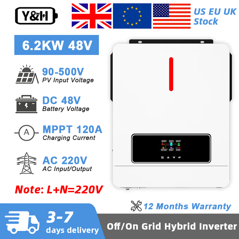 Y&H 6.2KW Hybrid Solar Inverte - Drone Solar Charger recensione e prezzo