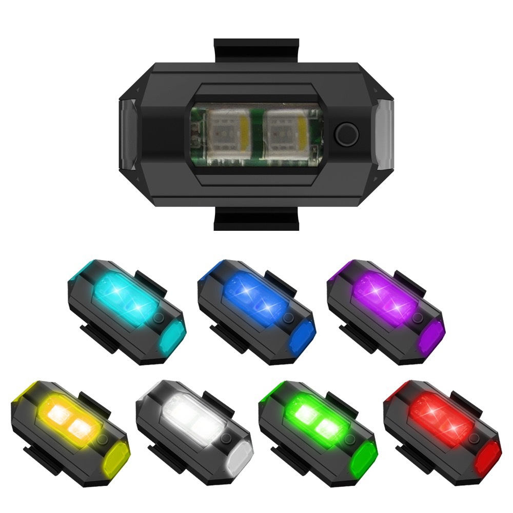 1PC 7 Color Mini USB Charging  - Drone Beacon Light recensione e prezzo