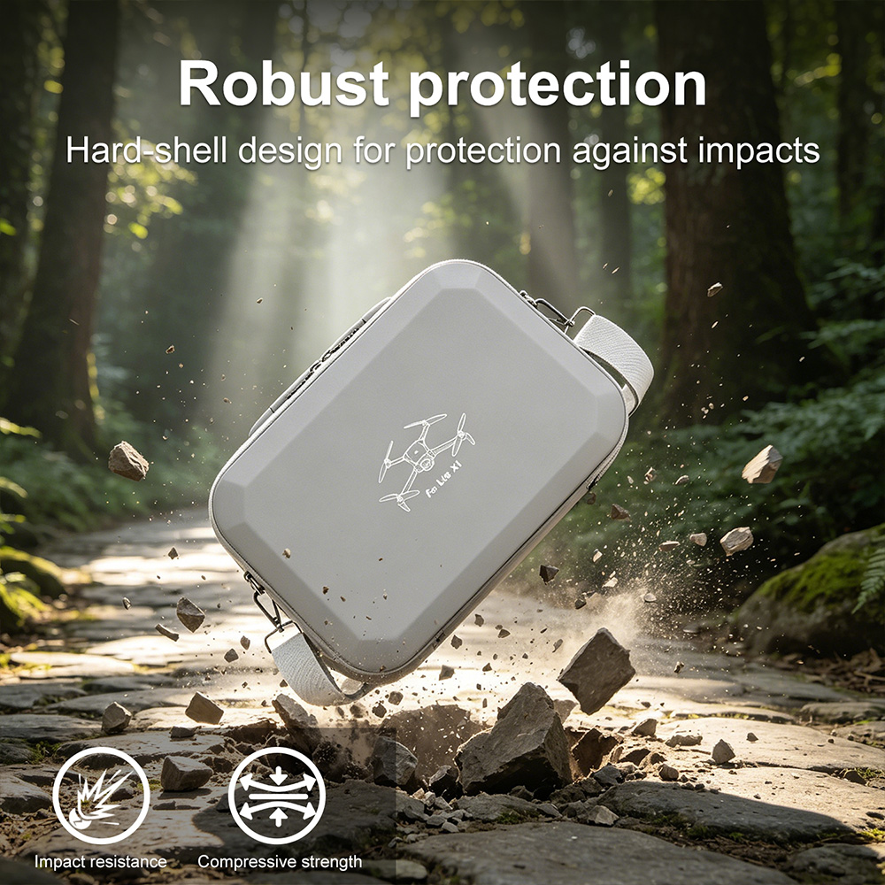 XFJI PU Leather Hard Shell Sho - Drone Hard Shell Case recensione e prezzo
