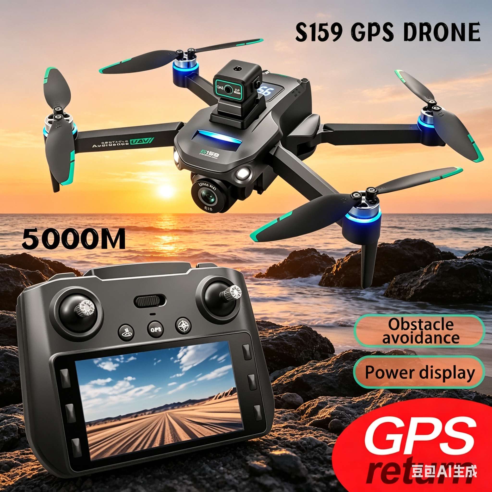 S159 GPS Drone 4K Profesional  - Drone Power Bank recensione e prezzo